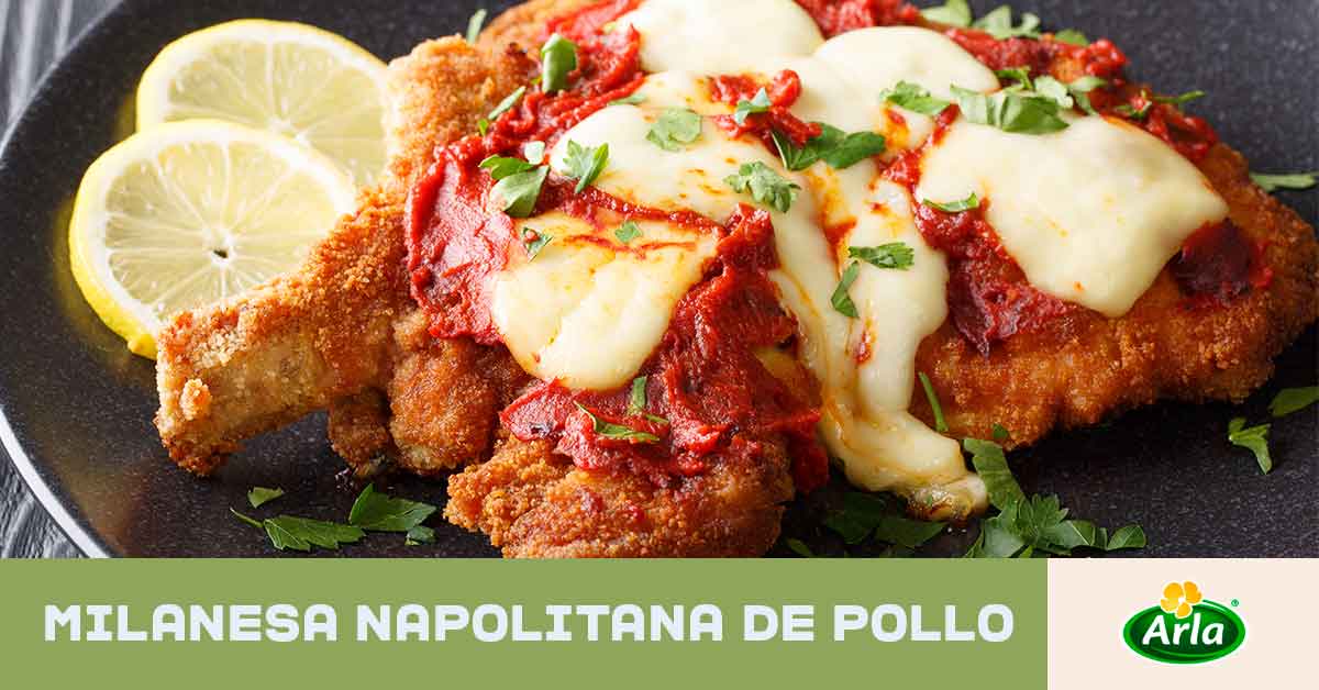 Milanesa napolitana de pollo | Naturarla: Recetas saludables