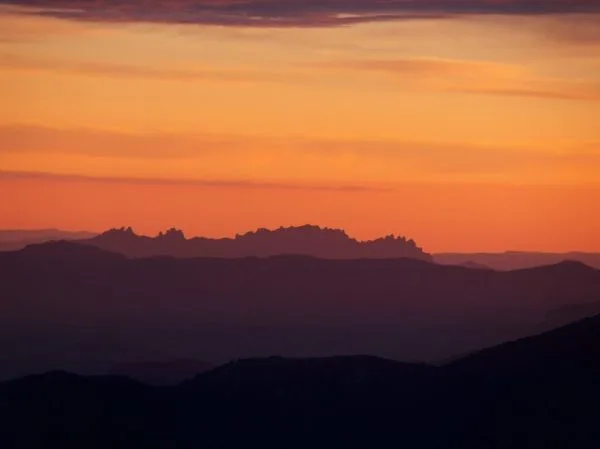 Puesta de sol desde El Turó de l'Home