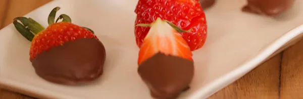 Fresas con chocolate