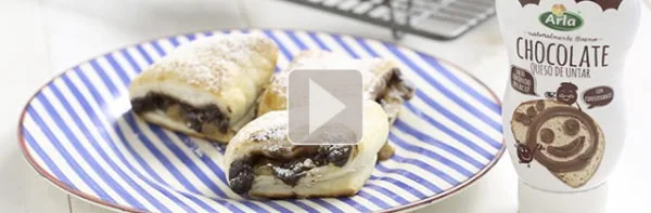 Napolitanas con chocolate