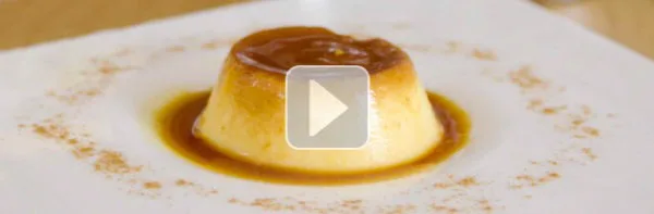 flan de piña