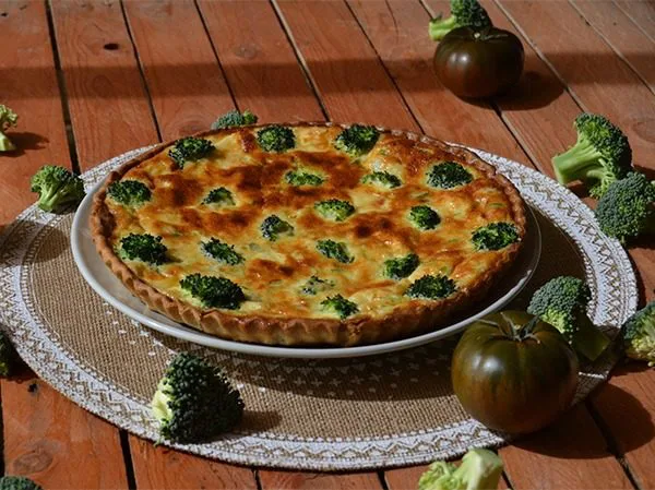 receta quiche brocoli