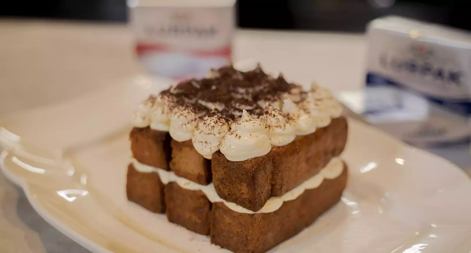 Tiramisú con Mantequilla Lurpak