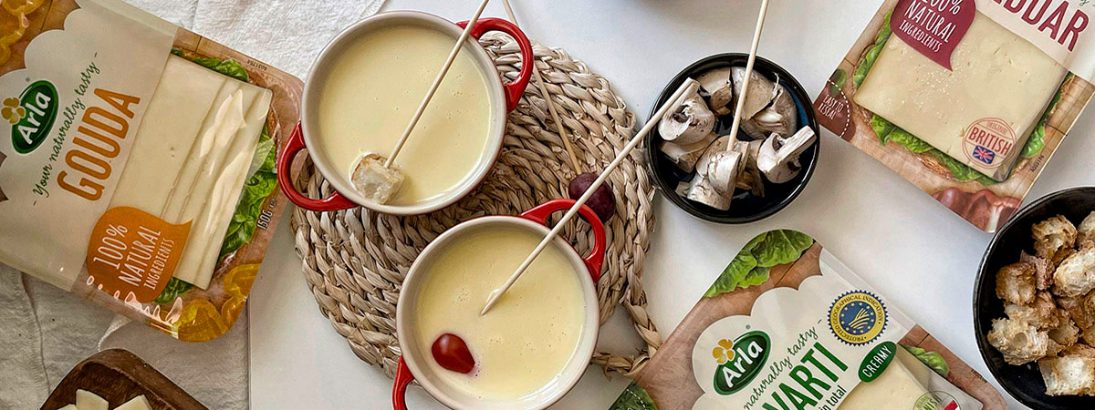 Fondue de quesos Arla.